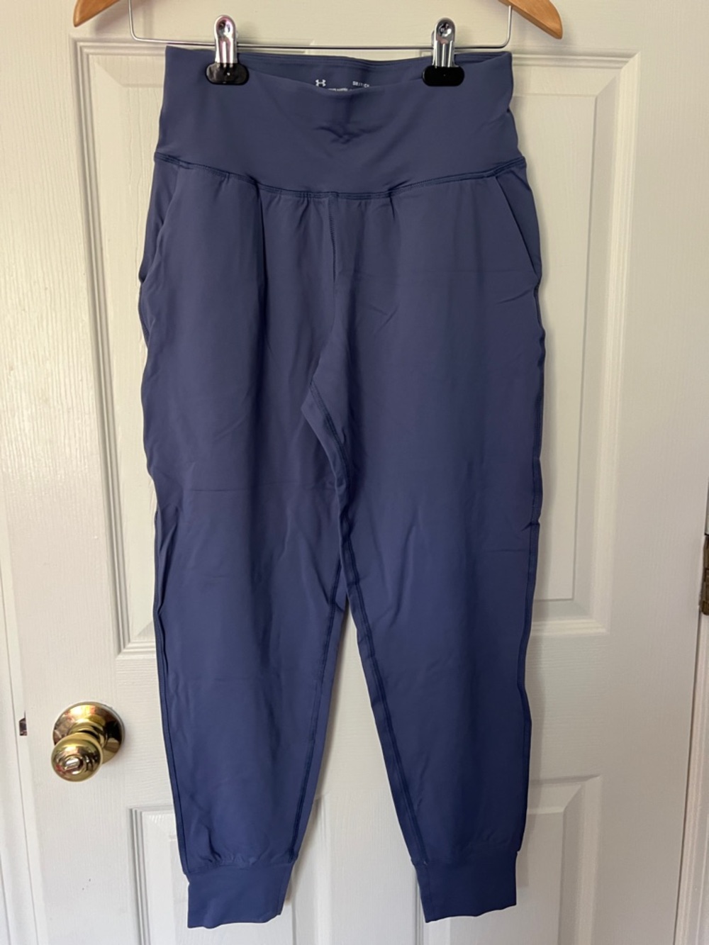 Under Armour Navy Blue High-Waist Jogger Leggings